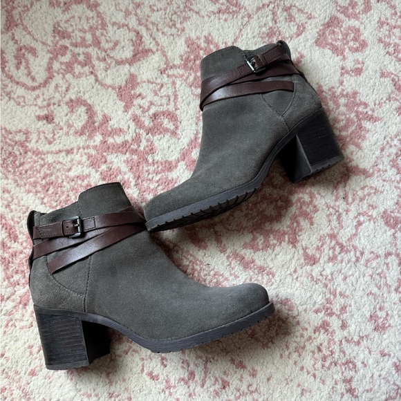 sam edelman gray/brown booties - Picture 2 of 10
